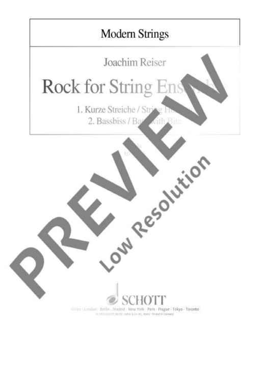 Rock for String Ensemble - Viola