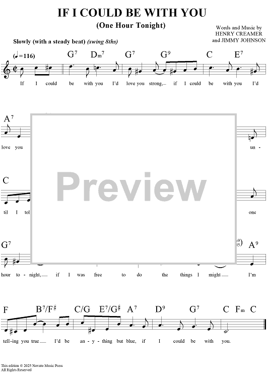 If I Could Be With You (One Hour Tonight)