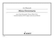 Missa élémentaria - Score