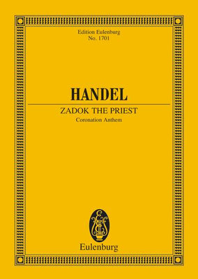 Zadok The Priest - Full Score