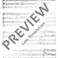 Quartet concertante G Major - Score