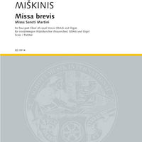 Missa Brevis - Choral Score