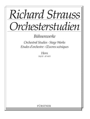 Orchestra studies from his works: Horn