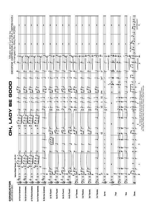 Oh, Lady Be Good! - Score