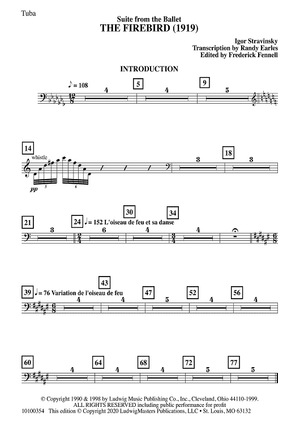 The Firebird Suite for Symphonic Band - Tuba