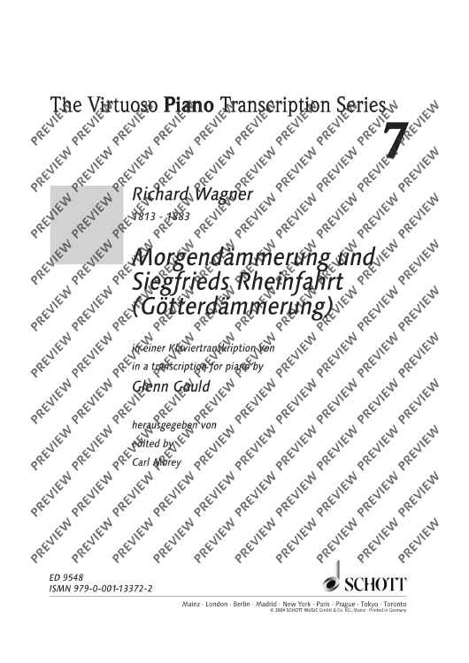 Morgendämmerung und Siegfrieds Rheinfahrt (Götterdämmerung)