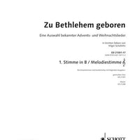 Zu Bethlehem geboren - 1st Part In Bb / Canto (violin Clef): Clarinet,...