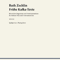 Frühe Kafka-Texte - Performing Score