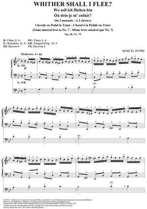 Whither Shall I Flee?, from "Seventy-Nine Chorales", Op. 28, No. 79