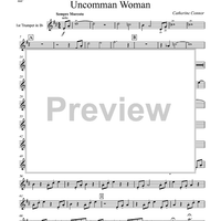 Fanfare for the Uncomman Woman - Trumpet 1 in B-flat