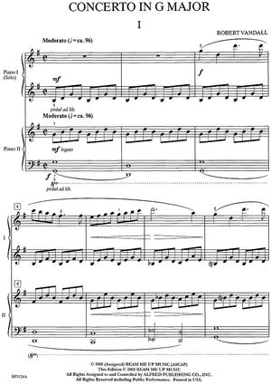 Concerto in G Major - 1st Movement