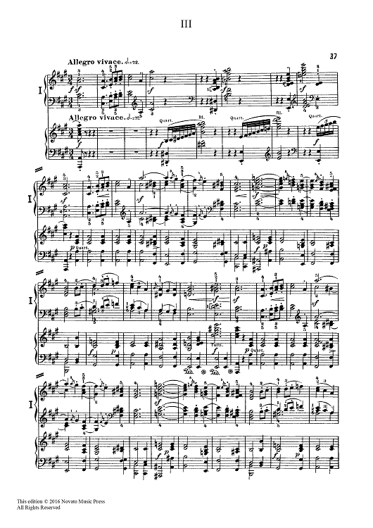 Piano Concerto in A Minor, Opus 54 for 2 Pianos - 3rd Movement