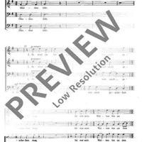 Zwei Festsprüche - Choral Score