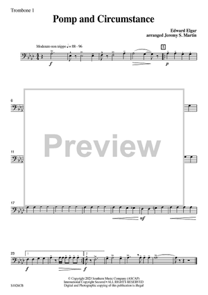 Pomp and Circumstance (easy) - Trombone 1