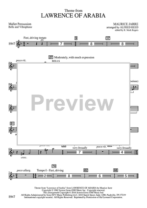 Lawrence of Arabia - Mallet Percussion