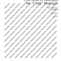 Fifth Book of Madrigals ("I Tatti") - Choral Score