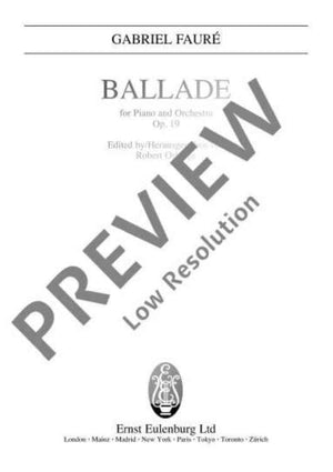 Ballade - Full Score