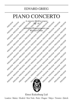 Piano Concerto A minor - Full Score