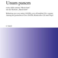 Unum panem - Score