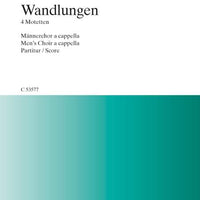 Wandlungen - Choral Score