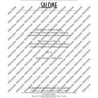 Salome - Full Score