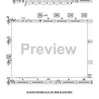 The Firebird Suite for Symphonic Band - F Horn 3