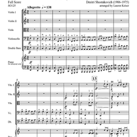 Allegretto: from Symphony No. 5, Mvt. 2 - Full Score