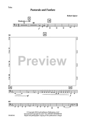 Pastorale and Fanfare - Tuba