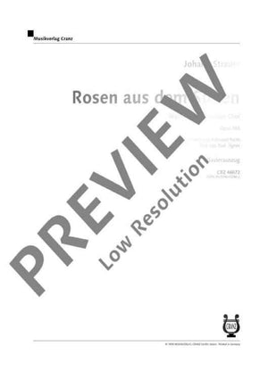 Rosen aus dem Süden - Score