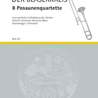 8 Posaunenquartette - Score and Parts