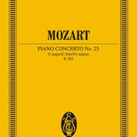 Concerto No. 25 C major - Full Score