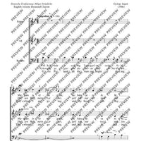 Bujdosó - Bedrückung - Choral Score