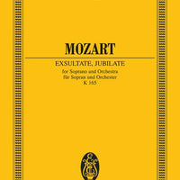 Exsultate, jubilate - Full Score