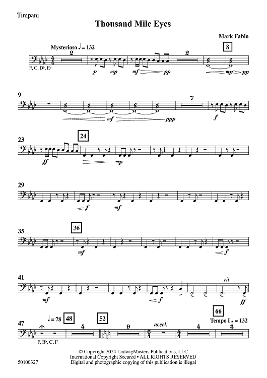 Thousand Mile Eyes - Timpani