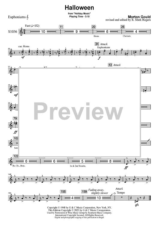 Halloween - Euphonium TC