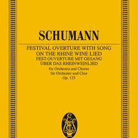 Festival Overture with Song on the Rhine Wine Lied - Full Score