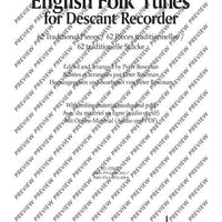 English Folk Tunes for Recorder