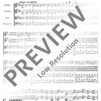 Quartet concertante G Major - Score