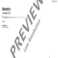 Motette - Choral Score