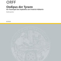 Oedipus der Tyrann - Full Score