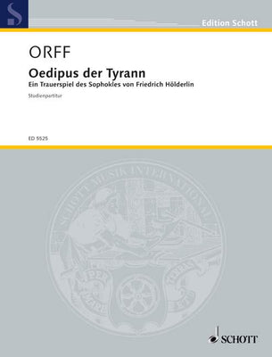 Oedipus der Tyrann - Full Score