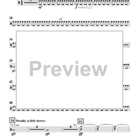 Courtly Airs and Dances - Percussion 2