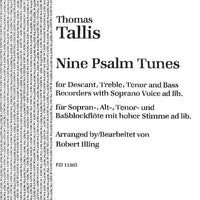 Nine Psalm Tunes - Performing Score