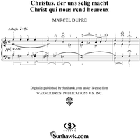 Christ Jesus Who Maketh Us Glad, from "Seventy-Nine Chorales", Op. 28, No. 15