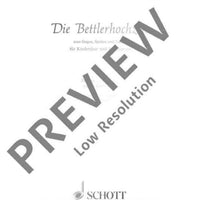 Die Bettlerhochzeit - Score