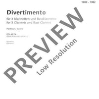 Divertimento - Score