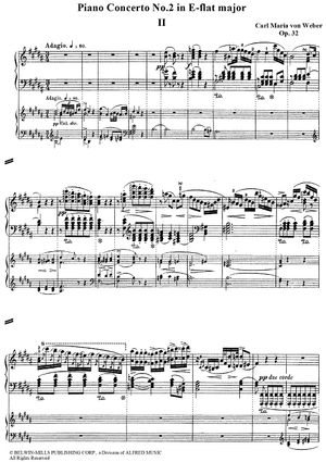 Piano Concerto No. 2 - Piano duo - 2nd Movement