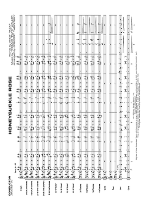 Honeysuckle Rose - Score