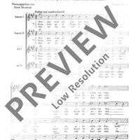 Zwei Lieder zum Abschied - Choral Score