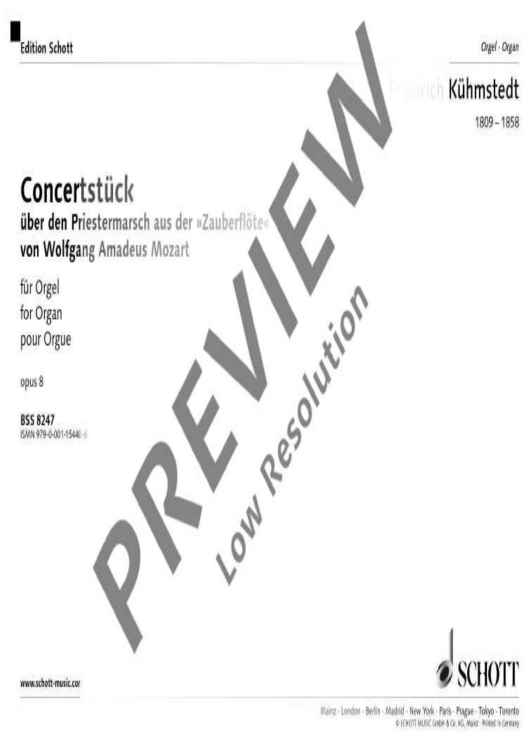 Concertstück für die Orgel